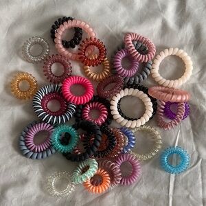 Brand new spiral hair ties